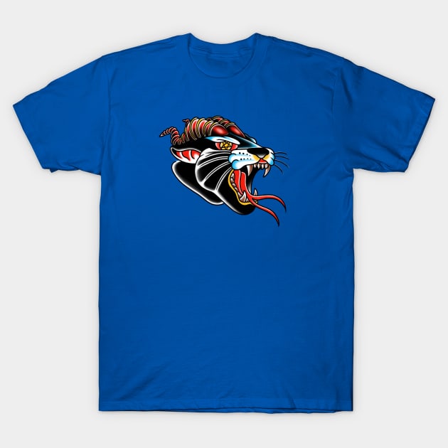 Demon Panther T-Shirt by TommyVision